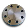 Duplex stainless steel UNS S32760 ASTM A182 F55 BL blind flange with 1/2" FNPT hole