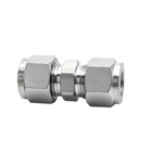 tube fitting stainless steel 316 swagelok compression fitting straight union with Twin Ferrules Instrument fitting