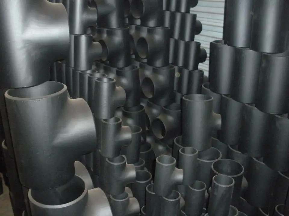 Carbon Steel Elbow Tee Butt Welding Fittings For Pipe Connection Equal Reducing Tee Low Temperature