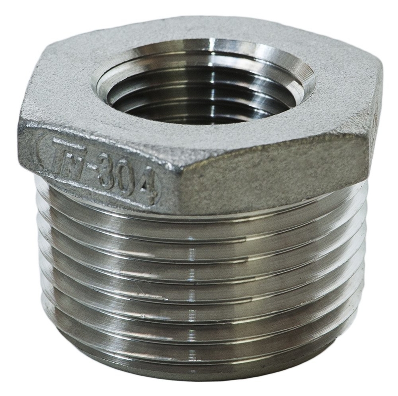 Super Austenitic Stainless SAF2205  Bushing Threaded Forged Pipe Fittings Reducer  Bushing Steel For Industry
