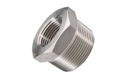 Super Austenitic Stainless SAF2205  Bushing Threaded Forged Pipe Fittings Reducer  Bushing Steel For Industry