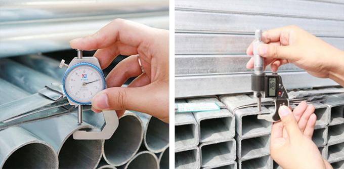 لوله ERW لوله فولادی جوش داده شده ERW لوله فولادی گالوانیزه برای ساخت و ساز 5