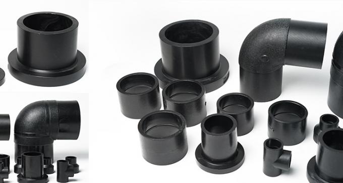 اتصالات مستقیم HDPE 4 اینچ اتصالات سوکت جوشکاری 25 میلی متری Pn16 اتصالات لوله HDPE 0