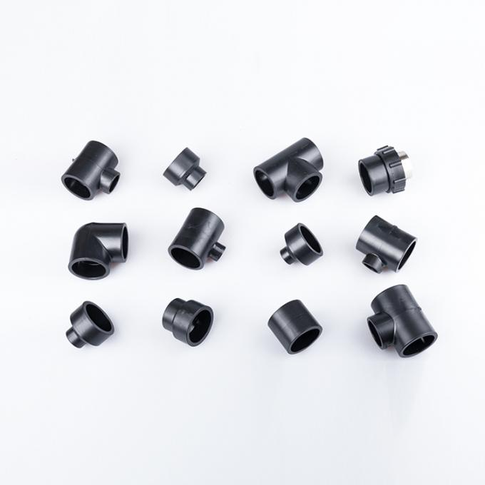 تخفیف اتصالات جوش HDPE لب چهار طرفه کاهش لوله لوله سه راهی 2