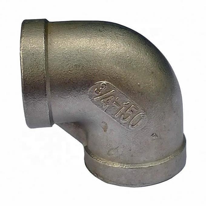 اتصالات لوله Asme B16.9 SS 304 316L Butt Weld 45/90/180 Deg Elbows 0