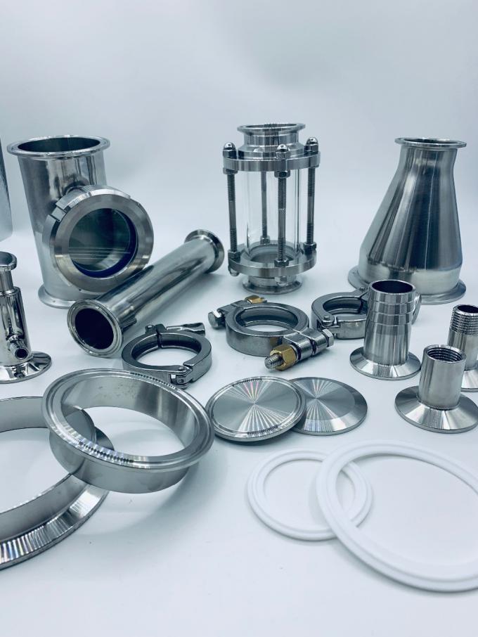 آخرین اخبار شرکت اتصالات بهداشتی 4 اینچی 6 اینچی 8 اینچی 10 اینچی Tri Clamp Tri-Clover برای تقطیرکنندگان  1