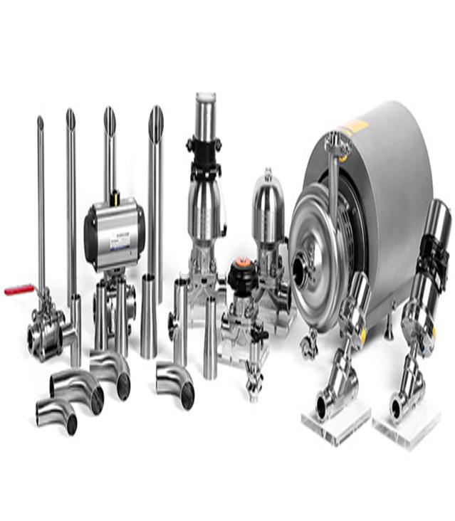 1 "تا 6" Yuanan RF بهداشتی آرنج فولاد ضد زنگ SS304 SS316 90 درجه جوش آرنج 1