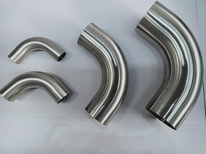 4 "Ss 316l Elbow Long Type Sanitary 90 Degree Welded Elbow with 3A Certified 0