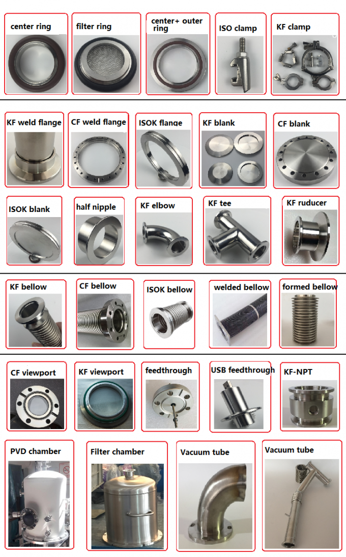 آخرین اخبار شرکت فولاد ضد زنگ خلاء CF Flange Equal Tee  2