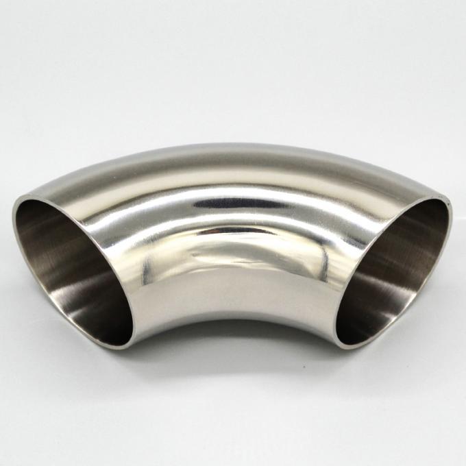 اتصالات لوله زانویی 90 درجه استیل ضد زنگ زانویی 4 اینچ sch40 شعاع بلند 3