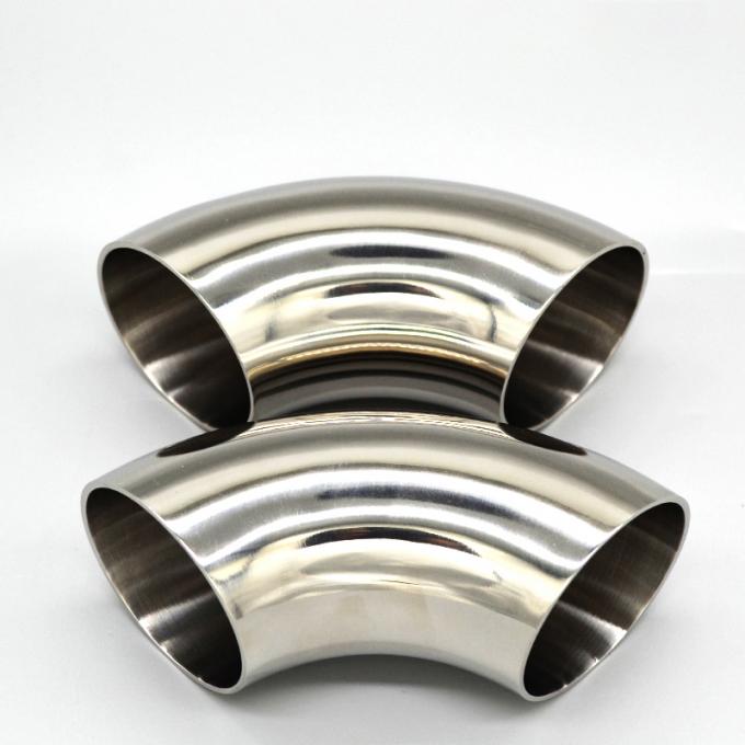اتصالات لوله زانویی 90 درجه استیل ضد زنگ زانویی 4 اینچ sch40 شعاع بلند 5
