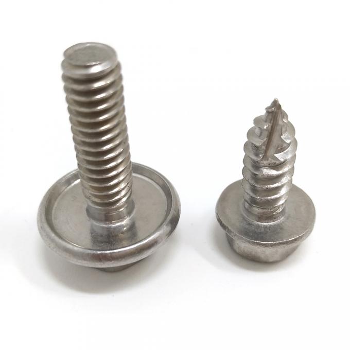 پیچ و مهره پیچ شش گوش فولاد ضد زنگ بست A2-70 304 316 CNC lathing BOLT 6