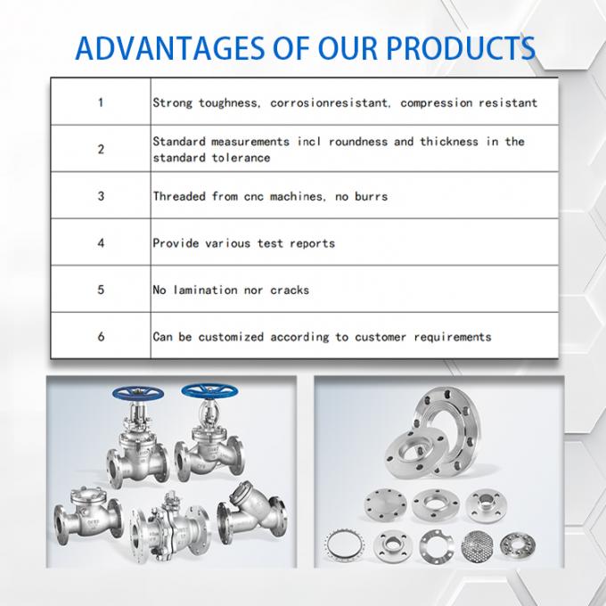 فولاد ضد زنگ سفارشی با دمای بالا تخته جوش لوله لوازم جانبی لوله برای اتصال لوله 8