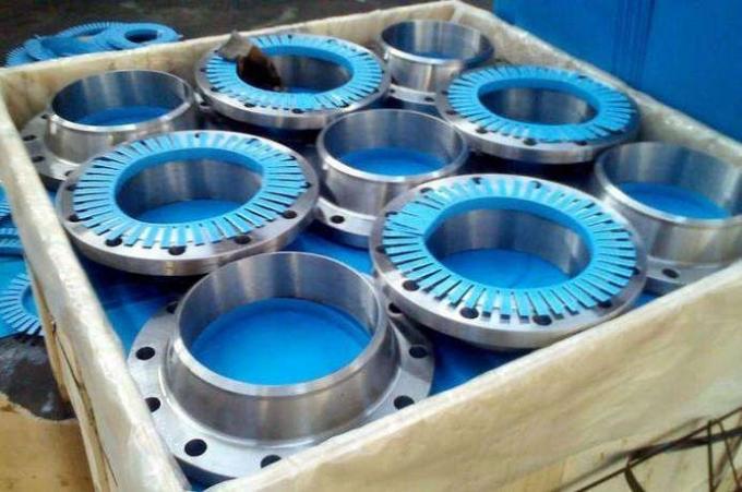فلانج سفارشی ASME B16.5 فولاد ضد زنگ FF RF WN / SO / Threaded / Plate / Socket Forged Flange برای اتصال لوله 14