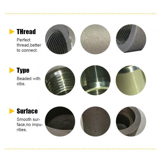 فولاد ضد زنگ 304/316 برابر نر رشته لوله مناسب فشار بالا هیکس نوک بینی BSP NPT برابر هیکس نوک بینی 3