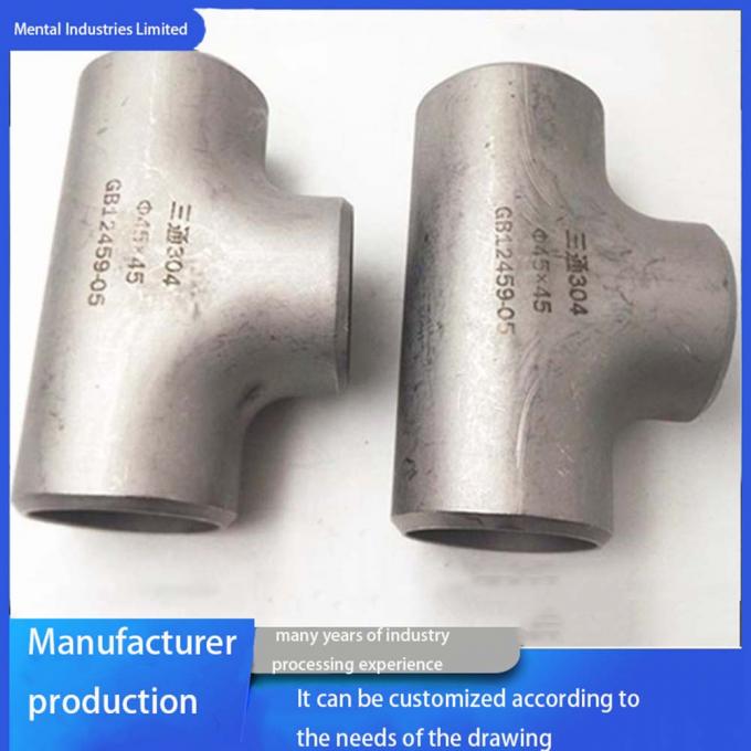 لوله های لوله ای فولاد کربن ASTM B16.9 SCH 40 2