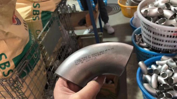 CuNi 90/10 شعاع کوتاه آرنج 45 شعاع کوتاه آرنج EHN 9603/600s 5.5 mm 5mm DN 600 CuNi10Fe1.6 Mn 0