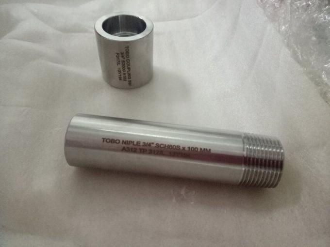 فلز 2205 فلز آلیاژ 3/4 اینچ STD 80MM 100MM طول 3000# 6000# لوازم جعلی سیم لوله نوک 0