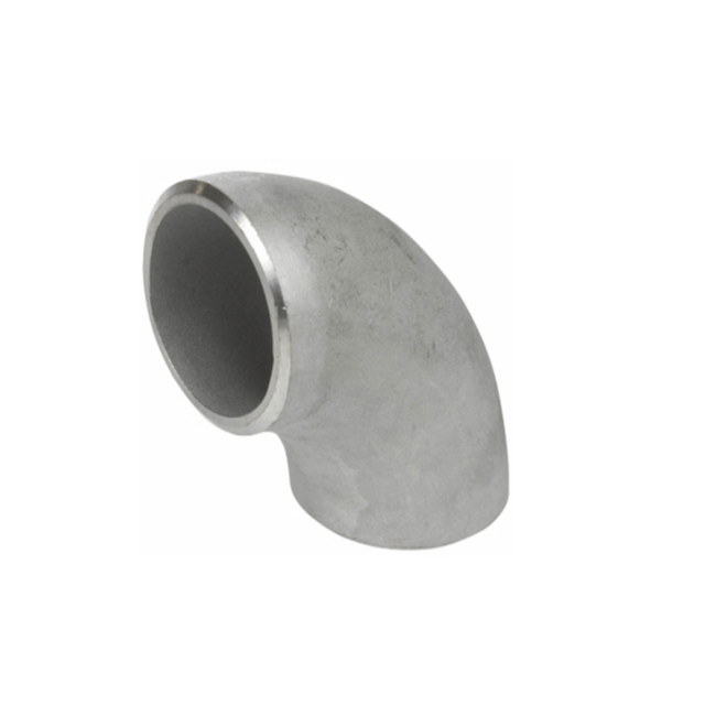فولاد ضد زنگ Ss304 / 316 لوله لوازم جفت شده لوازم جفت شده ASME B16.9 90D Butt weld Elbow 0