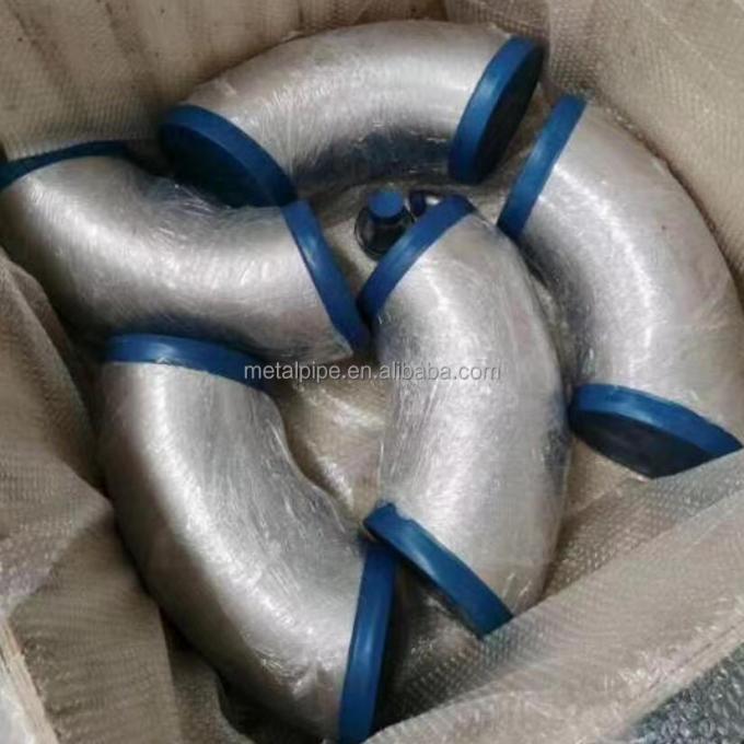 Monel 400 B366 WPNC UNS N04400 2" STD نیکل آلیاژ فولاد Butt Fittings لوله های جوش فولاد آرنج 3