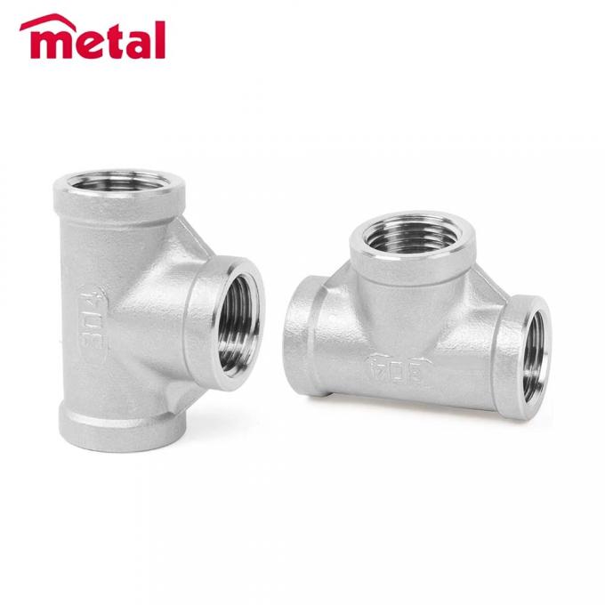 تکه های لوله ای استیلوی C276 آلیاژ نیکل Butt Weld Tee 0