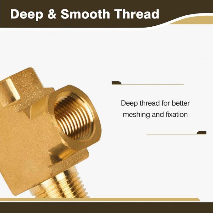 مرکب یا منحرف THD Tee آلیاژ مس 1/2 "-4" - برای سیستم لوله ساز در لوله کشی صنعتی و خطوط فرآیند 5