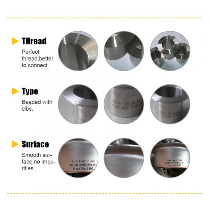 متال سوپر دوپلکس فولاد ضد زنگ گره مشترک استوب انتهای AL-6XN UNS N08367 استوب انتهای 1