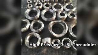 Premium 316L Stainless Steel Threadolet دارای گواهینامه ASME