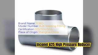 اتصالات لوله فشار بالا کاهنده غیرعادی Inconel 625