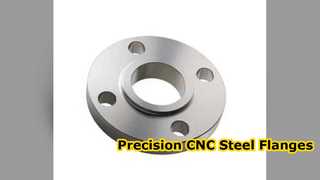 فلنج های فولادی کربنی سفارشی ساخته شده CNC