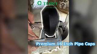 درپوش لوله فولادی ضد زنگ ASTM A403 WP304 16 اینچ Sch120