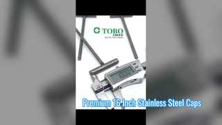 درپوش لوله فولادی ضد زنگ ASTM A403 WP304 16 اینچی