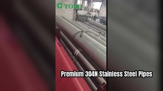لوله فولادی ضد زنگ بدون درز ASTM A312 304/316L سرد - درجه صنعت شیمیایی