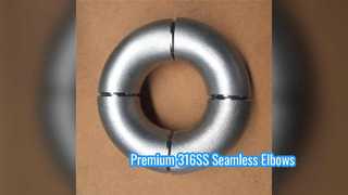 اتصالات لوله زانویی بدون درز 90 درجه 316SS با کیفیت بالا