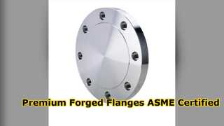 فلنج های فولادی فورج شده فشار بالا دارای گواهینامه ASME