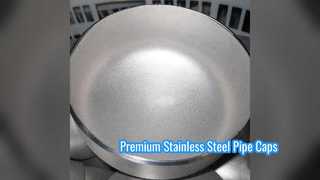 درپوش لوله های فولادی ضد زنگ ASTM A403 WP304 با دوام