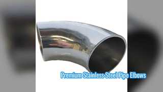 اتصالات زانویی 90 درجه استیل ASME B16.9 ممتاز
