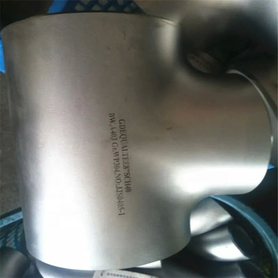 ASTM A312 UNS S31254 1-1/2'' SCH40 Pipe Fittings Tee Super Duplex Stainless Steel Equal / Reducing Tee