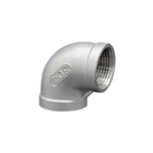 Forged Threaded Elbow 3/4" For Machinery 3000# ASTM A182 F304 90°