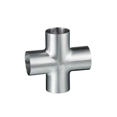 304/316L Stainless Steel Cross, Sch40 Butt-Weld Fitting Equal Tee Type for Piping System