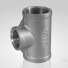Metal ASTM A815 UNS S31803 Duplex Steel Pipe Fitting ASME B16.11 Forged Tee Socket Welded 2" Equal Tee