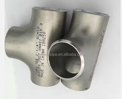 Butt welding 4 inch Stainless Steel TEE SCH40  WPS31725 ASME B16.9