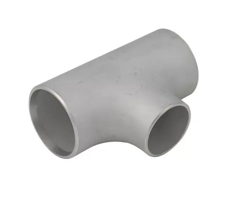 ASME B16.9 Stainless Steel Barred Tee SCH80 Butt Weld Corrosion Resistant Fittings