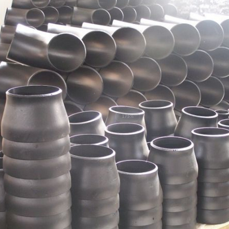 ASTM A234 Sch40 Sch80 90 Degree Carbon Steel Back Butt Welded Reducer Pipe Fittings Stainless Steel Reducer