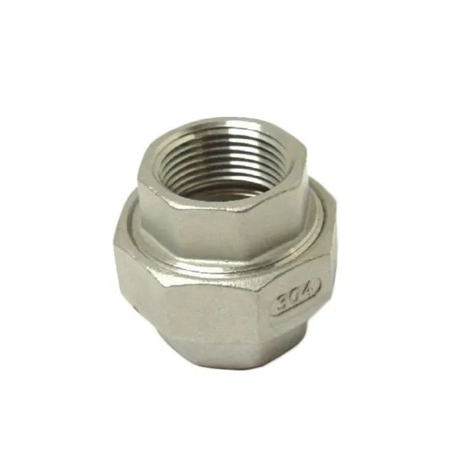 Connectors Stainless Steel 304 Threaded Pipe Fittings Plumbing Stainless Pipe Thread Union
