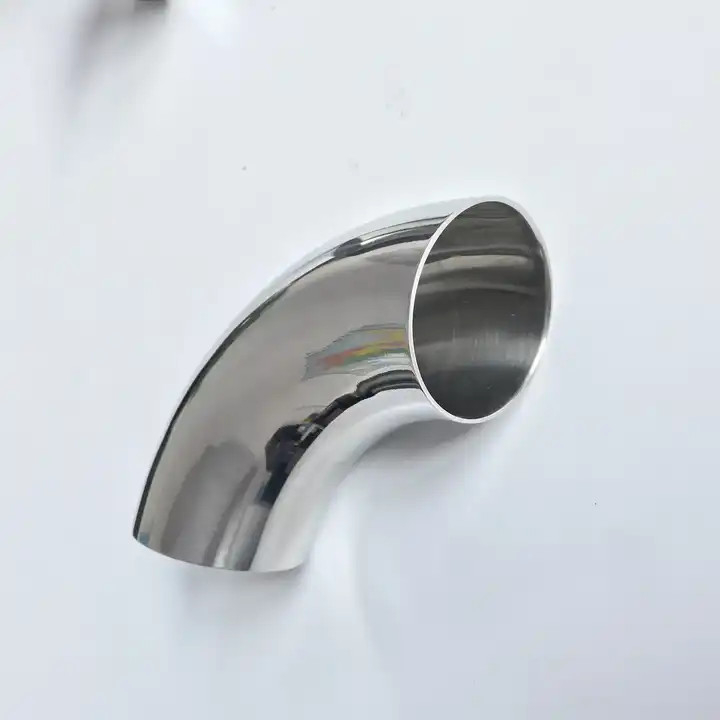 Stainless Turbo Manifold Bends 304 Stainless Steel 90 Degree Sanitary Elbow Long Radius For Schedule 10 Fitting