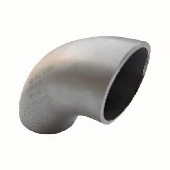 Butt Welded Stainless Steel Elbow 90 Degree Long Radius Elbow SS Tube Fitting Sand Blasting China Factory