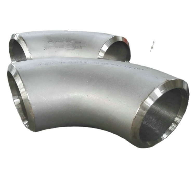 SCH40S ASTM B423 825 ASTM B16.9 Round 90 Degree Long Radius Elbow Casting Nickel Alloy Butt Welding Pipe Fittings