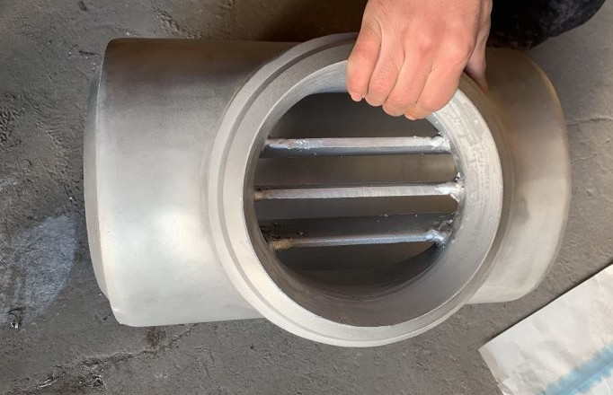 stainless steel 316 316L reduce barred tee for industry