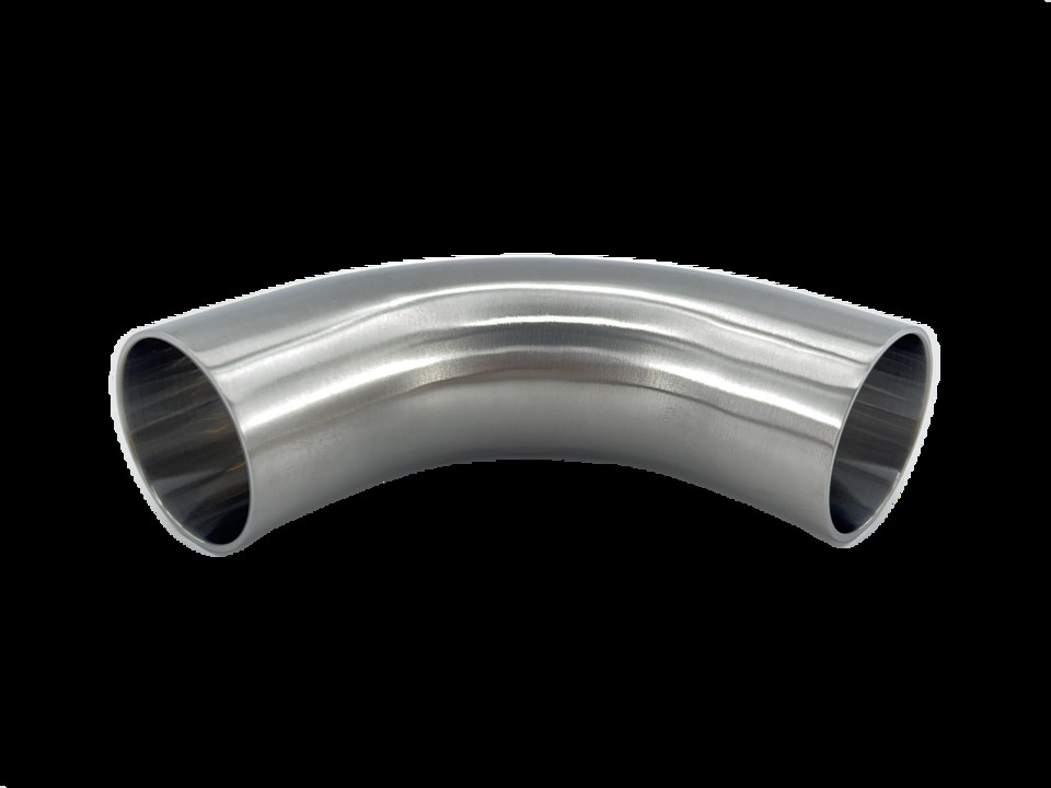 Sanitary Fittings 90 Degree Stainless Steel Pipe Fittings Butt Welded Elbow